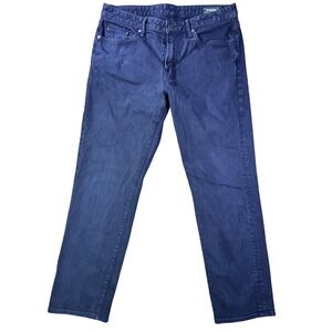BONOBOS Mens Straight Leg Travel Jeans Dark Wash Size 34